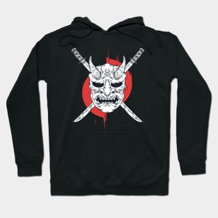 Japanese Oni mask Hoodie